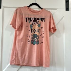 Turquoise is my rock T-shirt